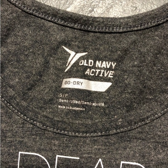 Old Navy Graphic Workout Racerback Tank Top - Picture 3 of 4